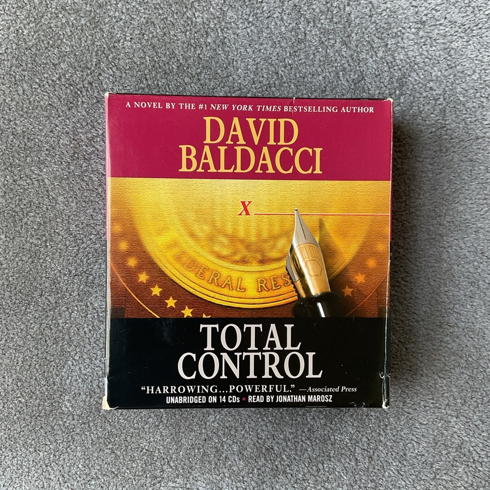 TOTAL CONTROL by David Baldacci CD Audiobook